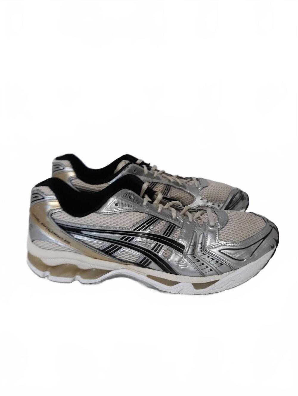 Asics Men Gel-Kayano 14 1203A537 Silver Gold Size 12 Width D - Picture 2 of 7